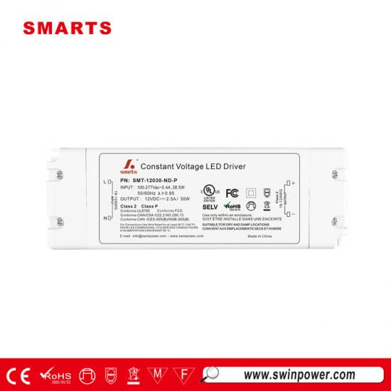 niet dimbare led-driver 30w