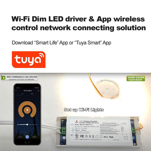  Wi-Fi DIM LED-driver & App Draadloze besturingsnetwerk verbindingsoplossing