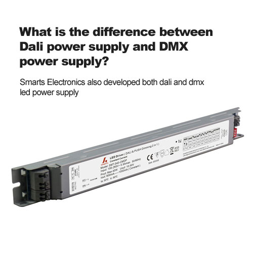 Wat is het verschil tussen DALI-voeding en DMX Power Supply? 