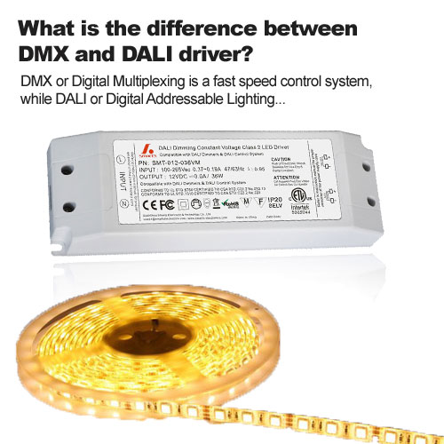 Wat is het verschil tussen DMX en DALI driver?
