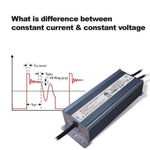 Wat is het verschil tussen de constante stroom en constante spanning?