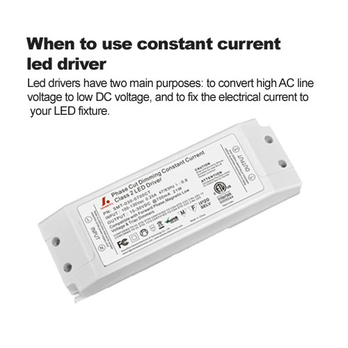 wanneer constante stroom led driver gebruiken?