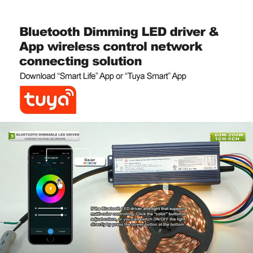  Bluetooth Dimmen LED-driver & App Draadloze besturingsnetwerk verbindingsoplossing