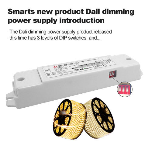 Smarts nieuw product Dali dimmen voeding introductie