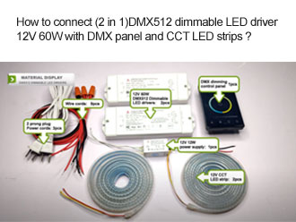 Wat is (2 in 1) DMX512 dimbare LED-driver?