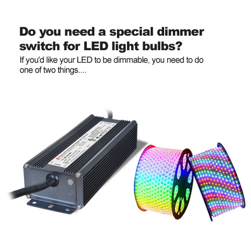 heeft u een speciale dimmer nodig voor led-lampen?